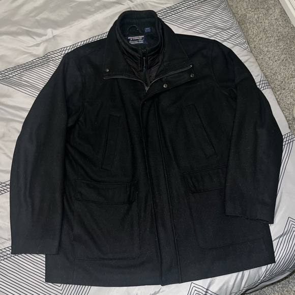 Long Wool Blend Coat - Picture 2 of 11